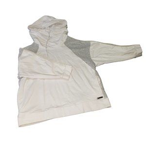 CT391 Betsy Johnson White & Gray Ladies Hoodie Jacket S